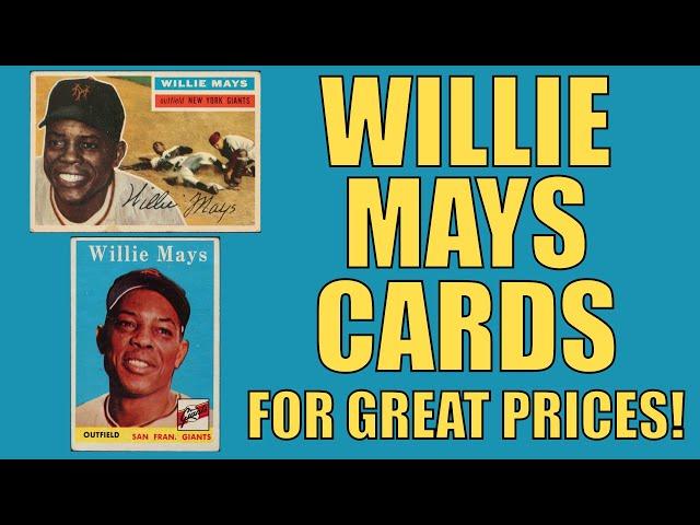 Surprisingly Great Prices on Vintage Willie Mays Cards!