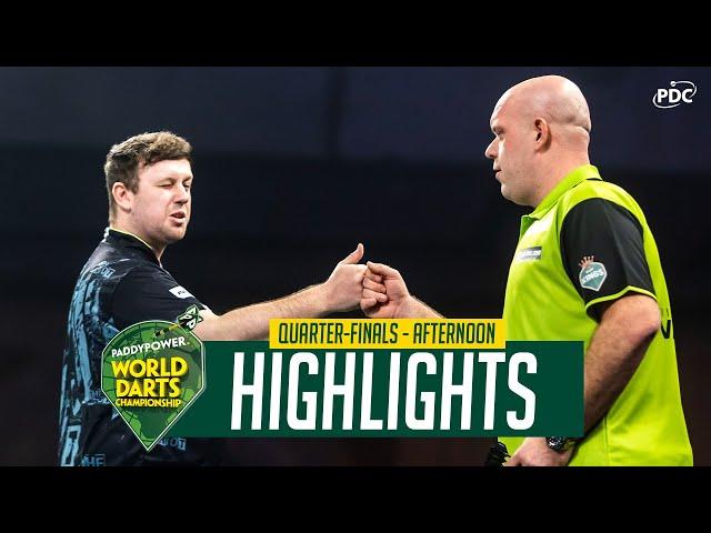 QUARTER-FINAL CLASSICS! | Day 14 Afternoon Highlights | 2024/25 Paddy Power World Darts Championship