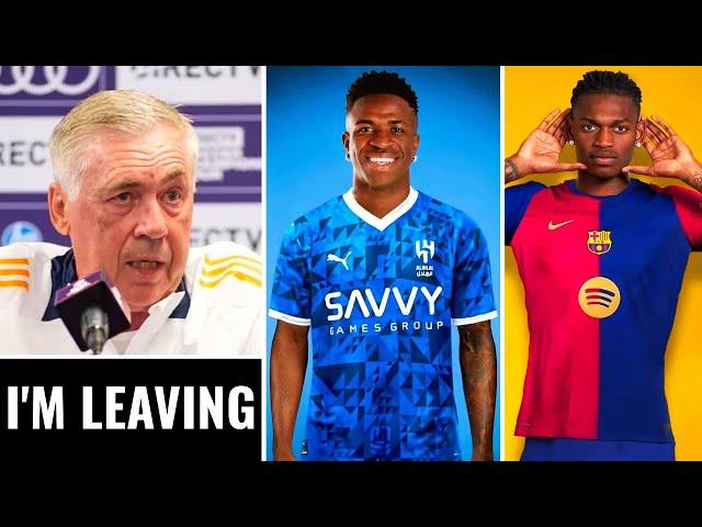 SHOCK! Ancelotti and Vinicius will LEAVE Real Madrid?! BARCELONA WANTS LEAO!