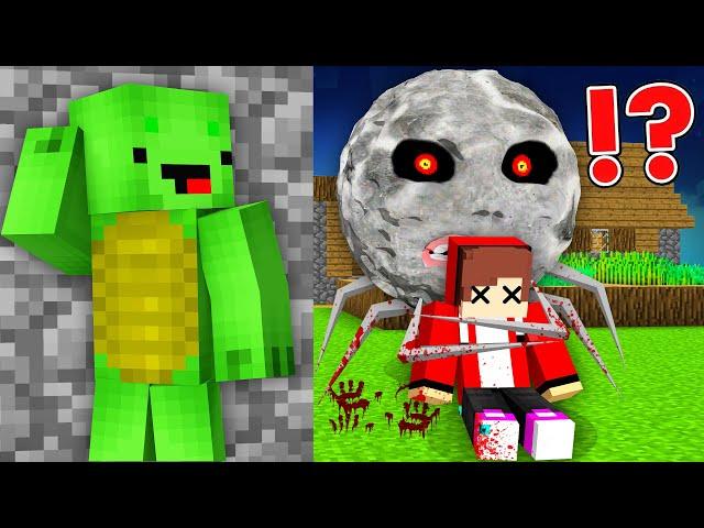 What if MOON MONSTER Kidnapped JJ and Mikey AGAIN!!! Security House in MInecraft Maizen