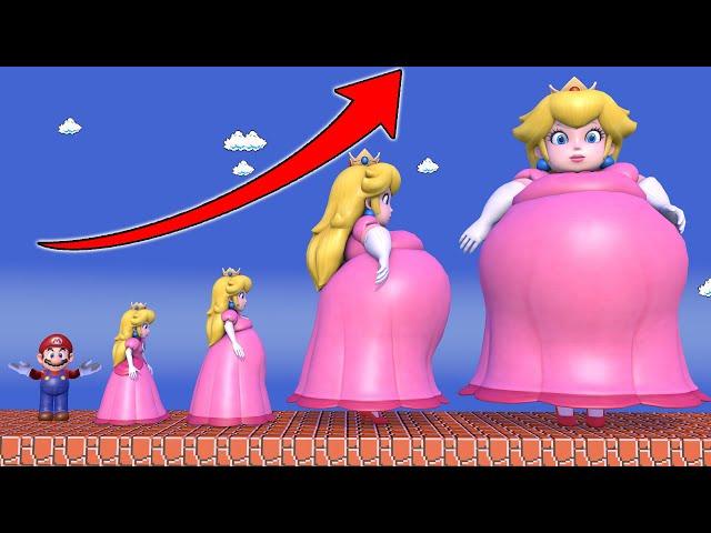 Super Sized Princess Peach: Evolution of Fat Peach