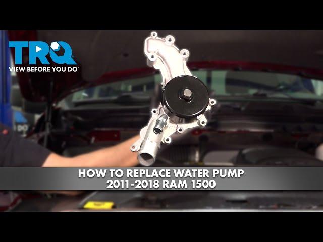 How to Replace Water Pump 2011-2018 Ram 1500