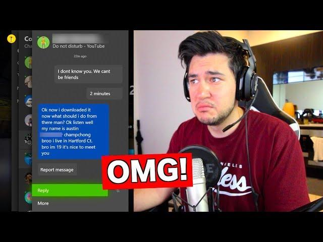 I confronted my Stalker on Xbox Live... IT GOT REALLY WEIRD!