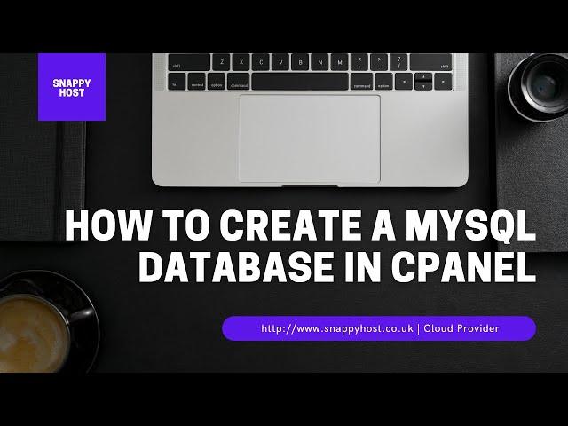 Creating a MySql database within cPanel