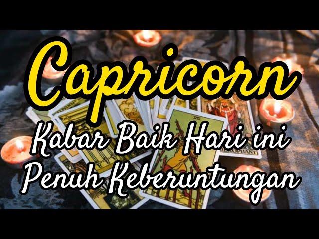 Ramalan Zodiak Capricorn Hari ini‼️ Kabar Baik Hari ini Penuh Dengan Keberuntungan