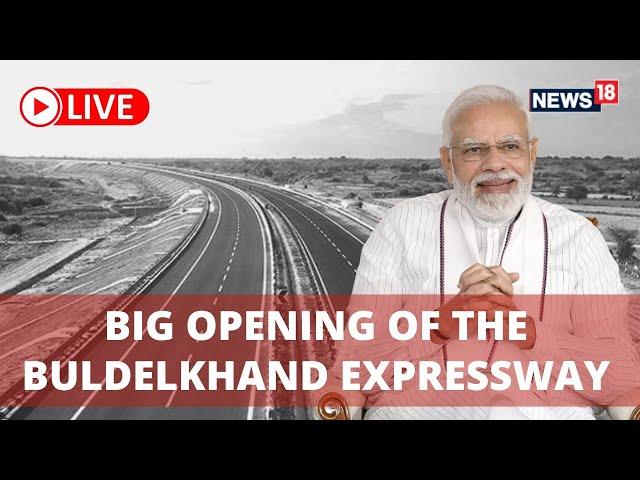 PM Modi To Inaugurate Bundelkhand Expressway | PM Modi Live | English News | News18 Live