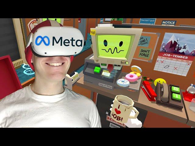 Office Job Simulator is Hilarious! (Meta Quest 2 VR Games)