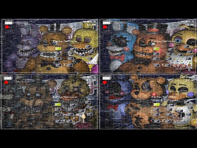 FNaF 2, aber mit jedem Mod wird die Stufe geändert! (FNaF 2 Mods)