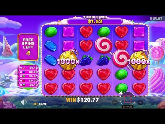 MAX WIN ON NEW SWEET BONANZA 1000 (SUPER BONUS)