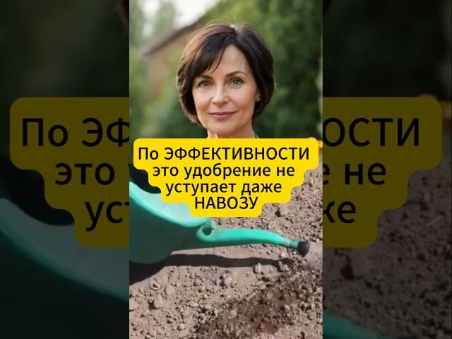 По эффективности это удобрение для почвы можно сравнить с навозом #садовод #удобрения #подкормки