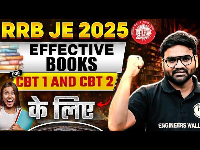 RRB JE Books For CBT-1 & CBT-2 | RRB JE 2025 Preparation 