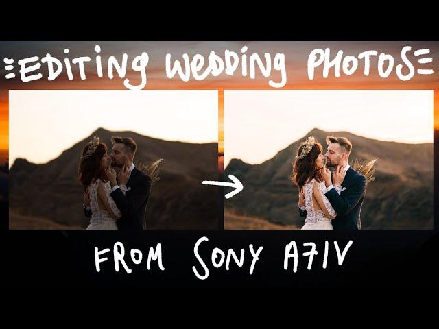 Editing Sony A7IV wedding photos in Lightroom with commentary (FREE part of my editing masterclass)