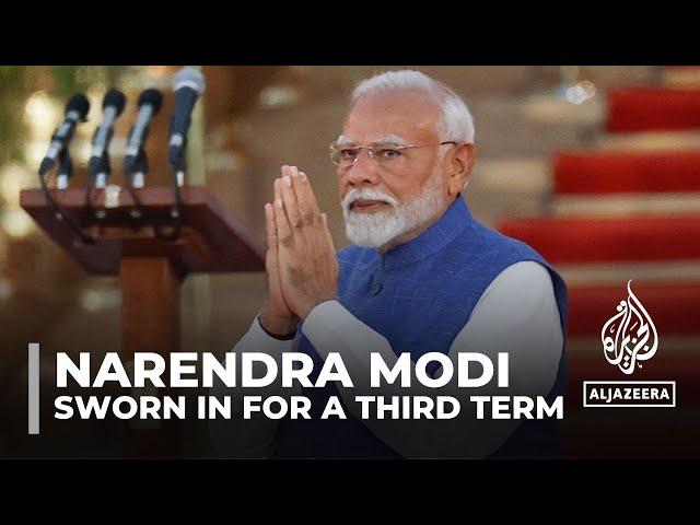 India’s Narendra Modi sworn in as country’s prime minister for a third term