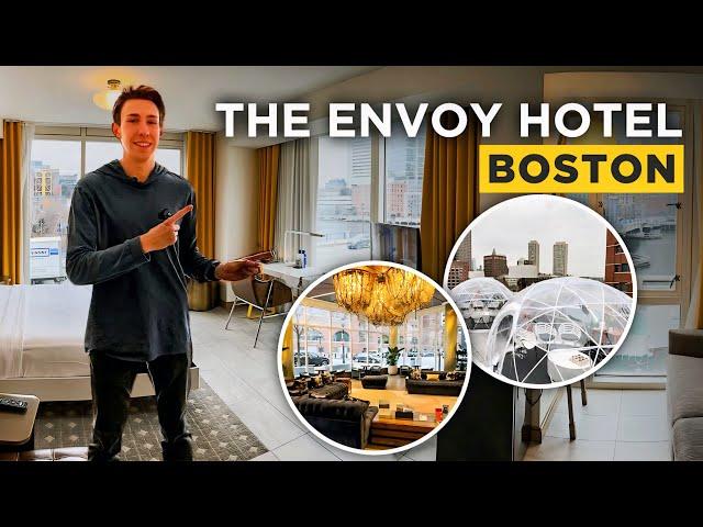 Top Boston Hotel | ENVOY | STUNNING Views & Modern Luxury!【4K Tour & Review】