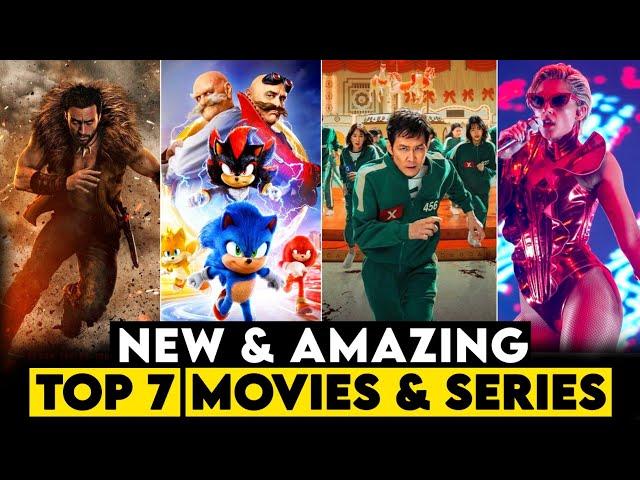 TOP 7  New Movies & Series on Netflix & Prime videos, jio cinema