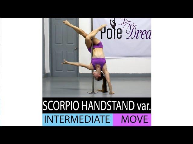 14 - The Scorpio Handstand variation - Intermediate Move - Pole Dream Catalog