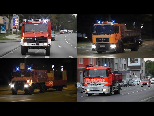 [Sirenenalarm, Sonderfahrzeuge uvm.] Großeinsatz für Feuerwehr und THW Hagen nach Wasserrohrbruch