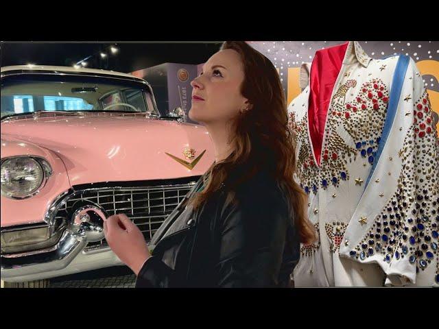 Elvis Presley's 90th BIRTHDAY * his  ICONIC jumpsuits & PINK Cadillac * Graceland's museums