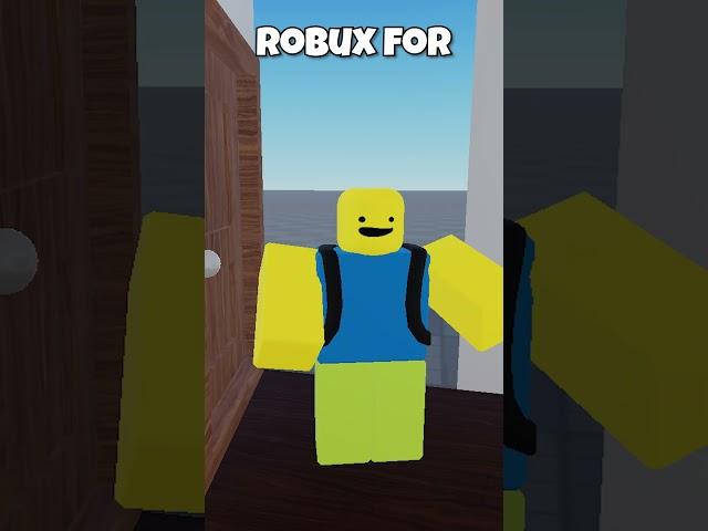 GIVE ME SOME ROBUX! || #roblox #plsdonate #fun #robloxshorts