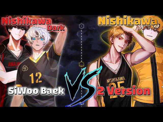 The Spike Volleyball !! 3x3 !! Dark Nishikawa & SiWoo Vs Nishikawa Boss !! The Spike 4.2.7