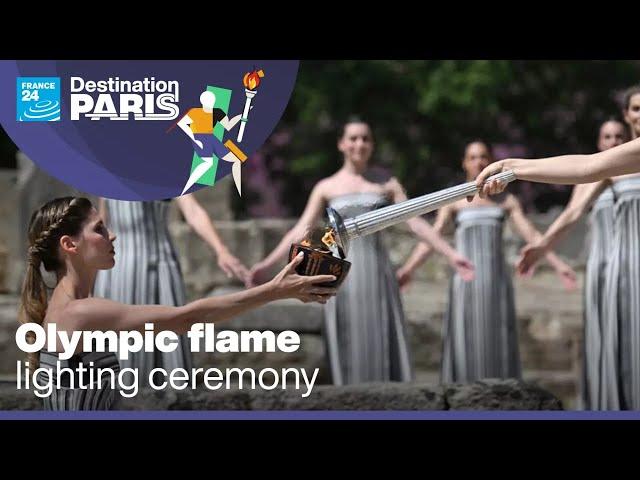  PARIS 2024: Olympic Flame Lighting Ceremony • FRANCE 24 English • FRANCE 24 English