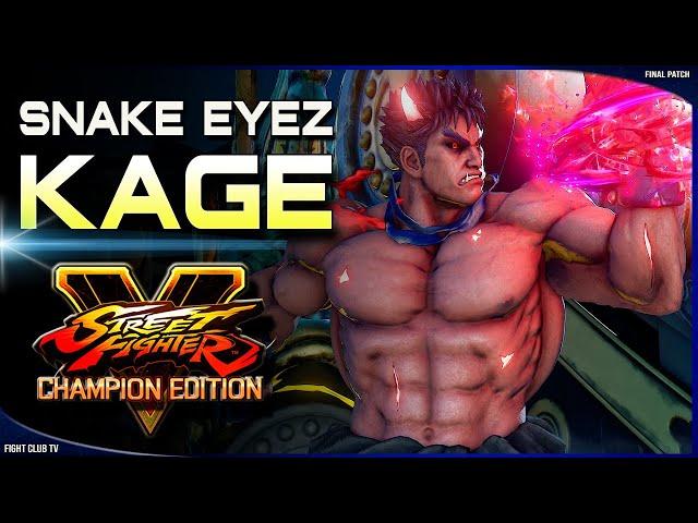 Snake Eyez (Kage)  Street Fighter V Champion Edition • SFV CE