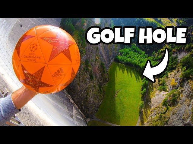 SOCCER GOLF from 165m DAM!