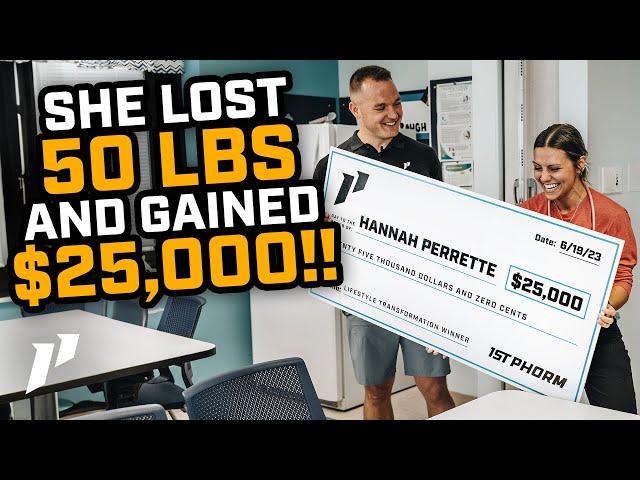 We Surprised Her At Work With $25,000 For Her INCREDIBLE Transformation!!