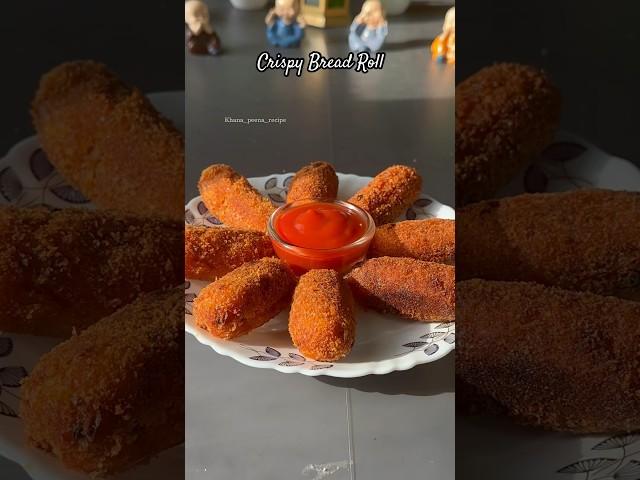 Recipe of crispy Bread Roll #shorts #viral #crunchy #snacks