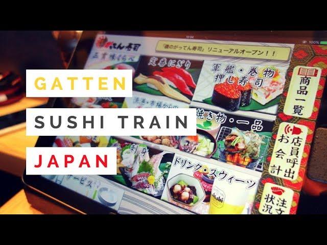 Gatten Sushi Train in Japan