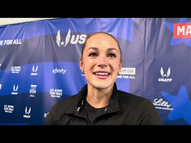 Abby Steiner Emotional After Missing 2024 U.S. Olympic 200m Team, 6th In The Final