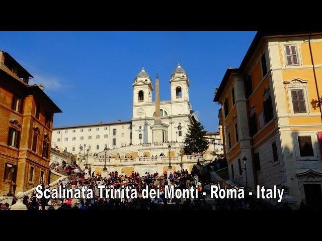  Scalinata Trinità dei Monti - Roma (4K Ultra HD)