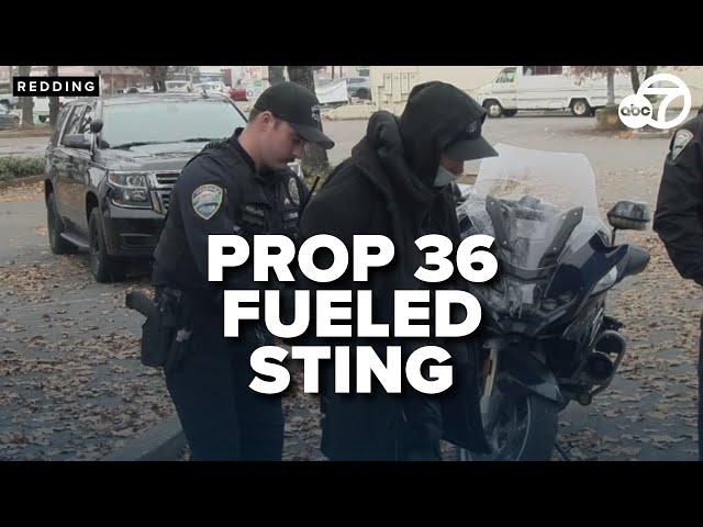 Redding police sting nets arrests as Prop 36 retail theft law takes effect