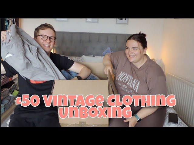 £50 Vintage Clothing Mystery Unboxing! - Cheapest Wholesale in UK?!