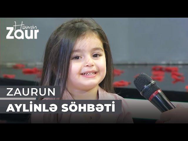 Həmin Zaur |  2 yaşlı Aylinin şirinliyi studiyadakı hər kəsi güldürdü