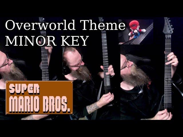 SUPER MARIO BROS. Overworld Theme MINOR KEY Metal Guitar Cover