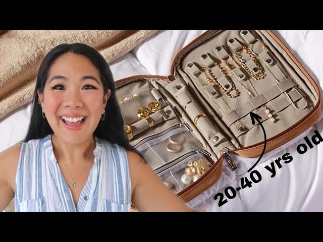 My VINTAGE Fine Jewelry Collection! Organize w/ me -Traveling Jewelry Case