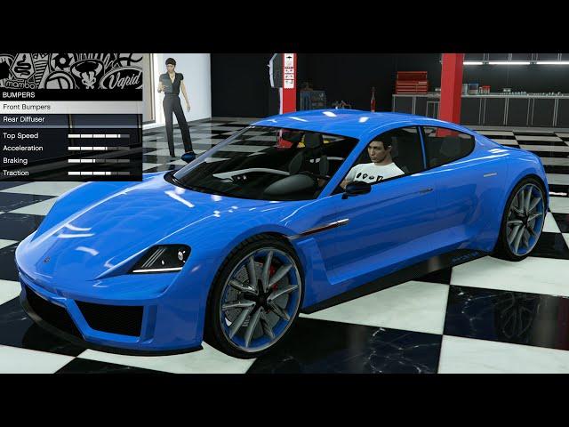 GTA 5 - Past DLC Vehicle Customization - Pfister Neon (Porsche Mission E Concept)