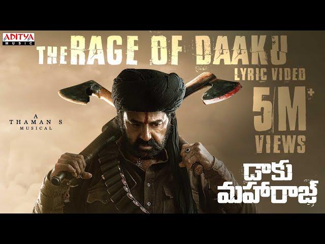 The Rage of Daaku Lyric Video | Daaku Maharaaj | Nandamuri Balakrishna |Bobby Kolli | Thaman S