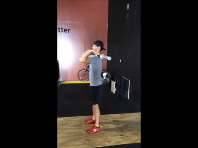 Barbell Clean Progression for weightlifting and crossfit (1 of 3)