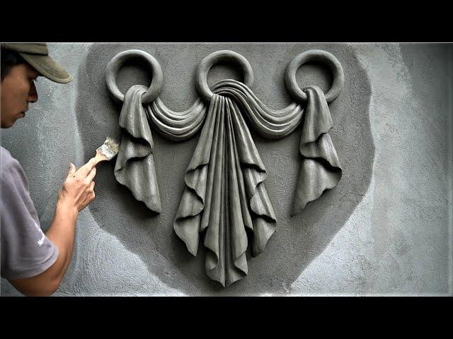 How to make a classic cement curtain