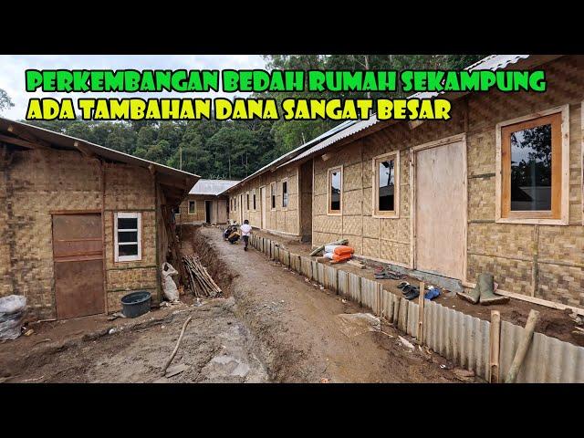 Perkembangan Bedah Rumah Sekampung Pangsalatan. Ada Tambahan Dana Sangat Besar. Semua Di Plafon