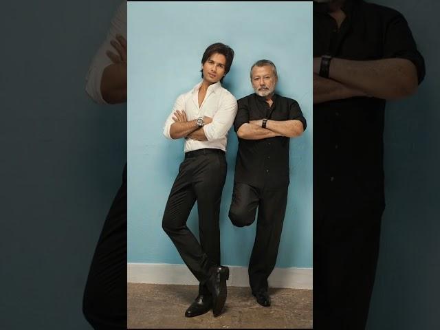Shahid Kapoor her father pankaj kapoor nice Jodi #shahidkapoor #father