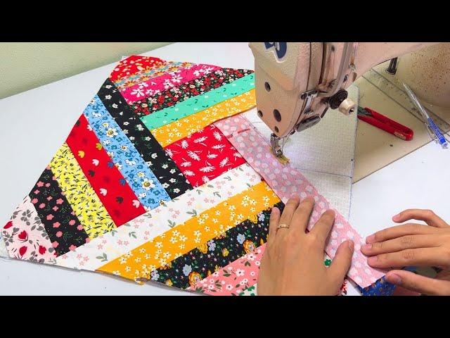 Transform Fabric Scraps Into Beautiful Patchwork Pillowcases | Sewing Ideas For Beginners