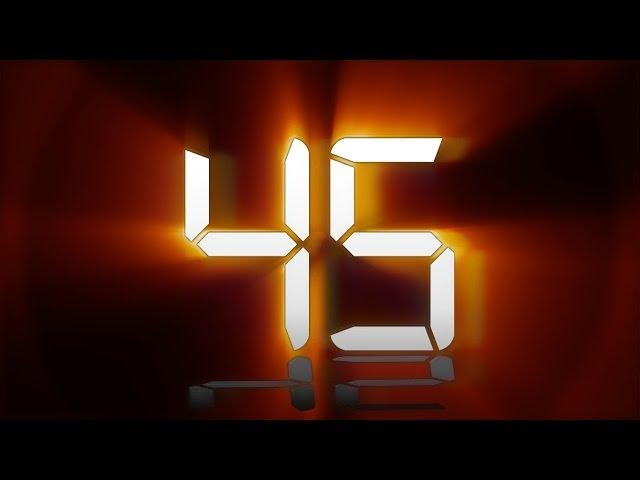 60 sec COUNTDOWN (v 106) TIMER with voice and sound effects! HD