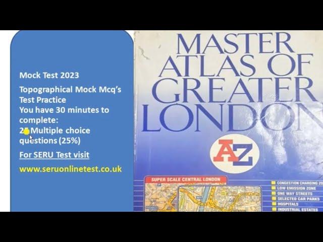 Complete Tfl Topographical Test MCQS Part 2023 Mock Test