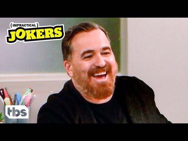 Q Breaks Down After Talking to a Woman About NSYNC's Joey Fatone (Clip) | Impractical Jokers | TBS