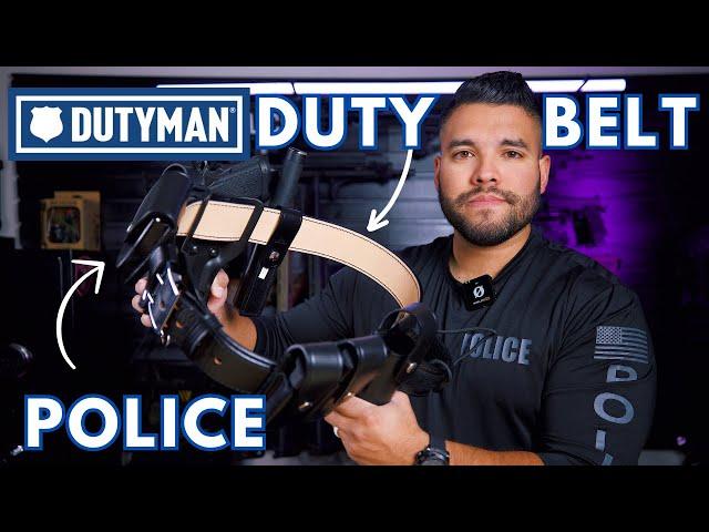 The Ultimate Leather Belt For Police Officers and Recruits! DUTYMAN Police Belt Setup & Unboxing