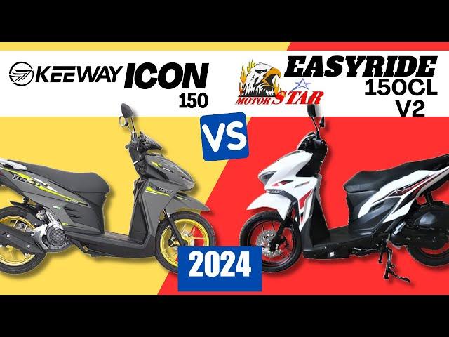 Keeway ICON 150 vs Motorstar Easy Ride 150 CL v2 | Side by Side Comparison | Specs & Price | 2024