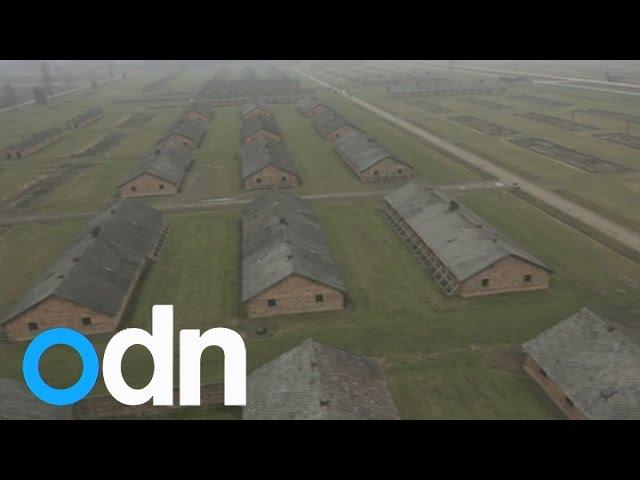 Auschwitz 70th anniversary: Drone footage shows scale of camp